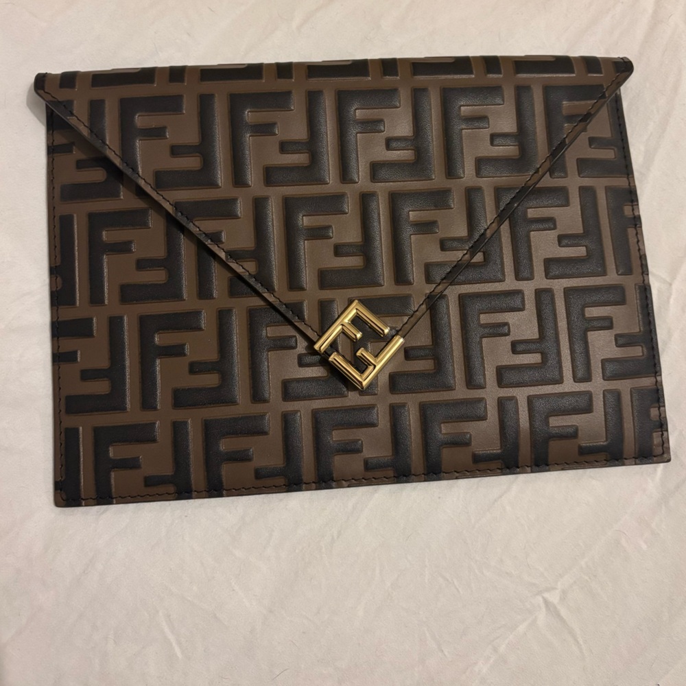 Fendi clutch / pouch. Like new, worn once for a few hours.